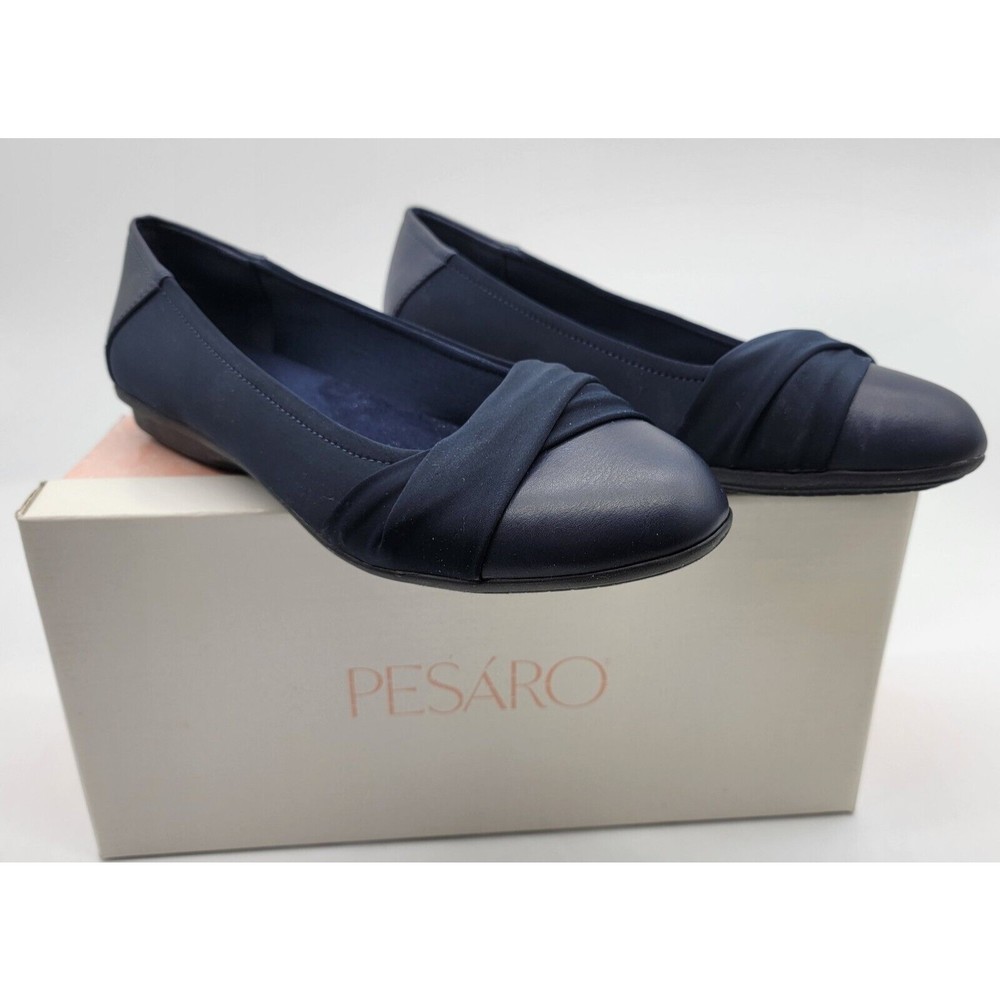 Pesaro Debbie - Women's Ballet Flats Shoes, Black Size 10  Medium